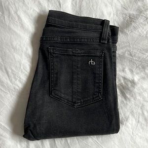 Rag & Bone Black High Rise Legging Denim